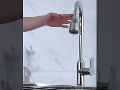 Faucet кухни спрейера латунной Одно-ручки опрокинутый с 3 функцией Sprayhead в Chrome